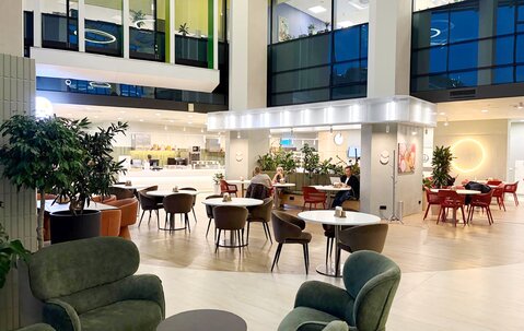 Открылось наше новое кафе на территории премиум-клиники в ИЦ Сколково!